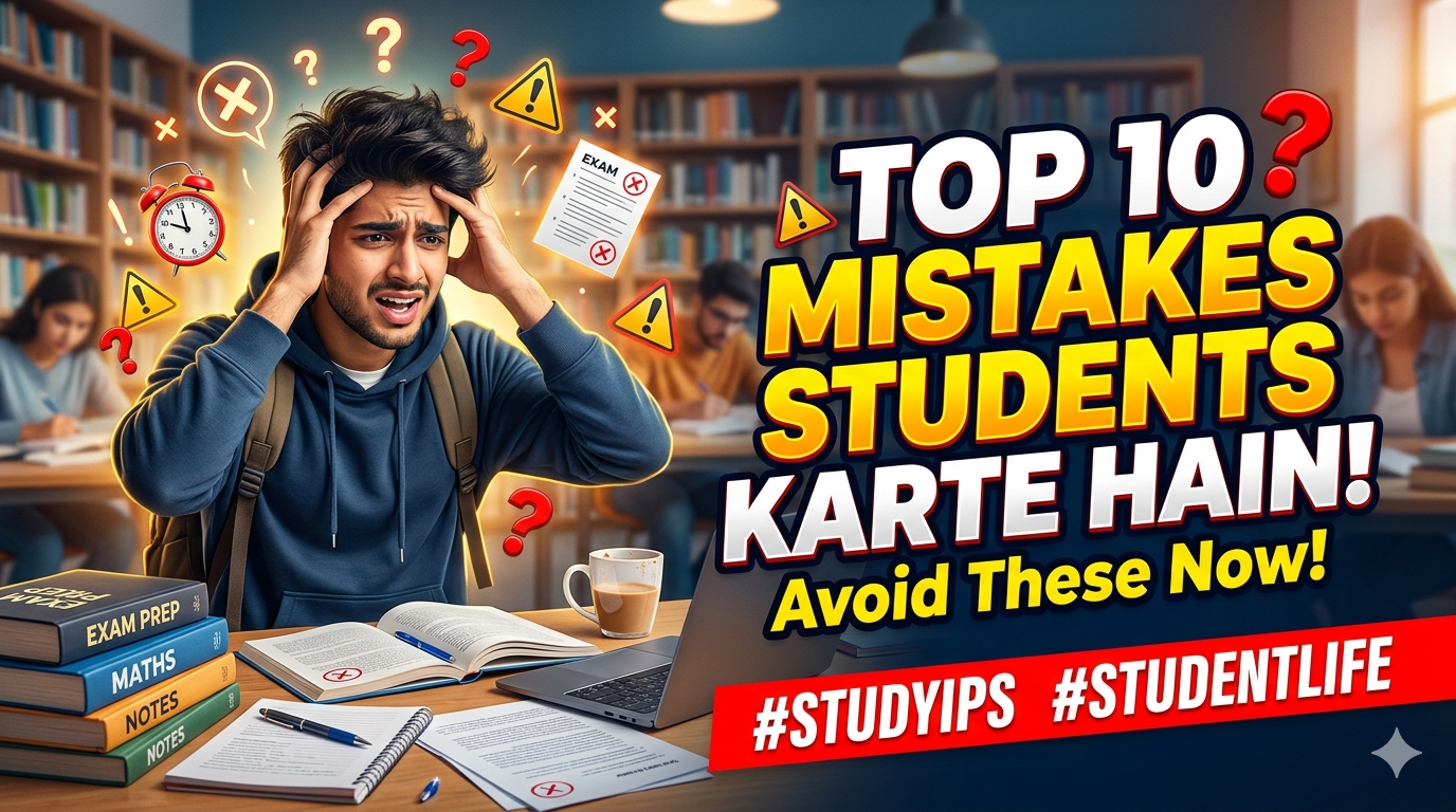 Top 10 Mistakes Students Karte Hain: Smart Solutions (Selection Boost Karne Ka Proven Strategy Guide)